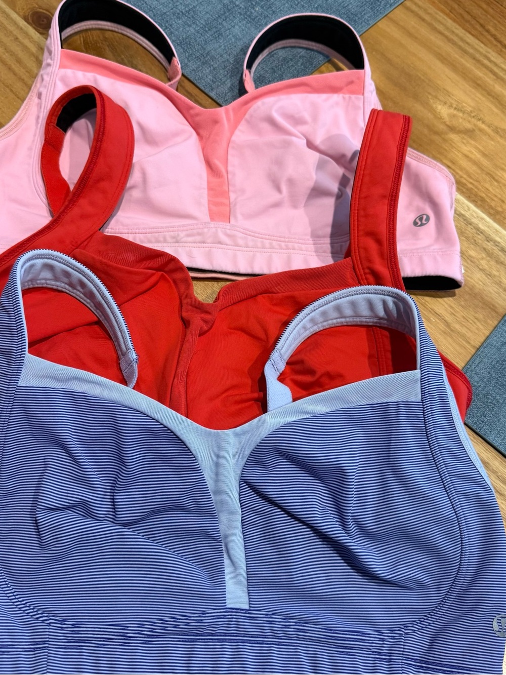 Lululemon Tata Tamer sport bra lot of 3 36DD